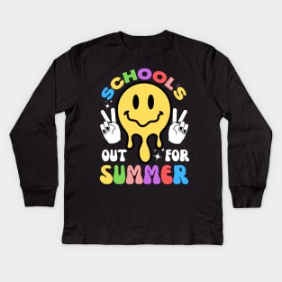 Schools Out For Summer Kids Long Sleeve T-Shirt